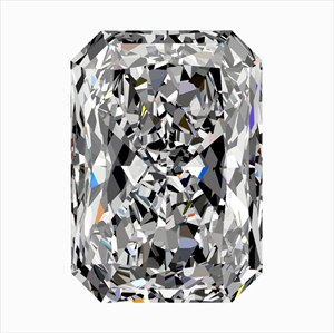 Picture of Natural Diamond 0.52 Carats, Radiant with  Cut, D Color, VVS1 Clarity and Certified by GIA