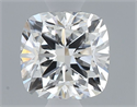 Natural Diamond 0.52 Carats, Cushion with  Cut, F Color, VS1 Clarity and Certified by GIA