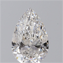 Natural Diamond 0.80 Carats, Pear with  Cut, F Color, SI1 Clarity and Certified by GIA