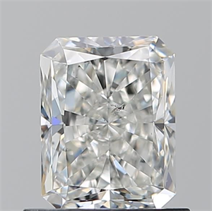Picture of Natural Diamond 0.90 Carats, Radiant with  Cut, H Color, SI1 Clarity and Certified by GIA