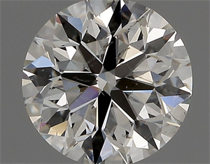 Picture of Natural Diamond 0.80 Carats, Round with Excellent Cut, G Color, SI1 Clarity and Certified by IGI
