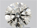 Natural Diamond 0.90 Carats, Round with Very Good Cut, J Color, VS1 Clarity and Certified by IGI