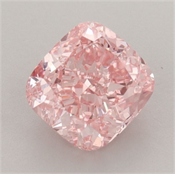 Picture of Lab Grown Diamond 1.75 Carats, CUSHION MODIFIED with  Cut, Fancy Vivid Pink Color, VVS2 Clarity and Certified by IGI