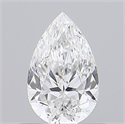 Diamante Natural 0.50 quilates, De pera , Color F, claridad SI1 y certificado GIA