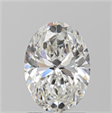 Natural Diamond 1.20 Carats, Oval with  Cut, G Color, VVS1 Clarity and Certified by GIA
