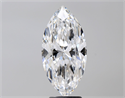 Natural Diamond 4.02 Carats, Marquise with  Cut, D Color, VS2 Clarity and Certified by GIA