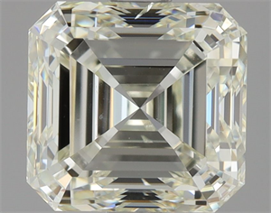 Foto Diamante Natural 1.50 quilates, Asscher , Color L, claridad SI1 y certificado GIA de