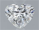 Natural Diamond 0.40 Carats, Heart with  Cut, G Color, VS1 Clarity and Certified by GIA