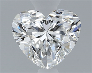 Picture of Natural Diamond 0.40 Carats, Heart with  Cut, G Color, VS1 Clarity and Certified by GIA