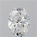 Natural Diamond 1.05 Carats, Oval with  Cut, E Color, VVS1 Clarity and Certified by GIA
