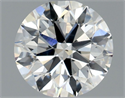Diamante Natural 0.80 quilates, Redondo , Color H, claridad SI1 y certificado GIA