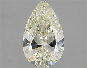 Picture of Natural Diamond 1.53 Carats, Pear with  Cut, M Color, IF Clarity and Certified by GIA