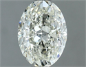 Diamante Natural 0.60 quilates, Ovalado , Color J, claridad IF y certificado IGI