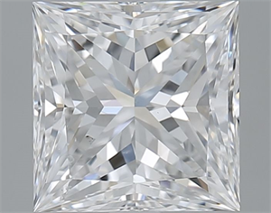 Picture of Natural Diamond 2.50 Carats, Princess with  Cut, D Color, VS2 Clarity and Certified by GIA