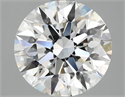 Lab Grown Diamond 3.10 Carats, Round with Excellent Cut, E Color, VVS2 Clarity and Certified by IGI