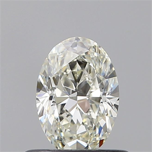 Foto Diamante Natural 0.51 quilates, Ovalado , Color J, claridad VS1 y certificado GIA de