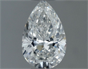 Diamante Natural 0.50 quilates, De pera , Color G, claridad SI1 y certificado GIA