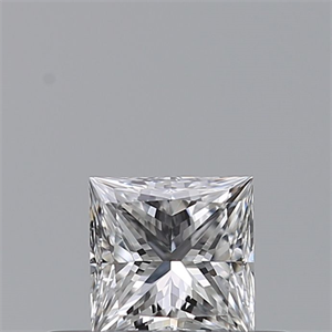 Picture of Natural Diamond 0.26 Carats, Princess with  Cut, E Color, VVS2 Clarity and Certified by GIA