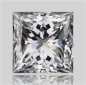Natural Diamond 1.20 Carats, Princess with  Cut, H Color, VVS2 Clarity and Certified by GIA