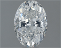 Natural Diamond 0.80 Carats, Oval with  Cut, G Color, SI2 Clarity and Certified by GIA