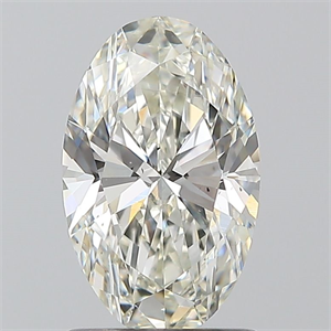 Picture of Natural Diamond 1.20 Carats, Oval with  Cut, J Color, SI1 Clarity and Certified by GIA