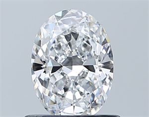 Picture of Natural Diamond 0.70 Carats, Oval with  Cut, D Color, VS2 Clarity and Certified by GIA