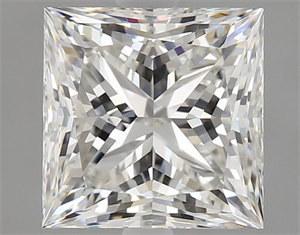 Foto Diamante Natural 3.01 quilates, Princesa , Color H, claridad VS1 y certificado GIA de