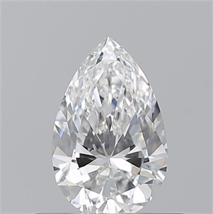 Foto Diamante Natural 0.50 quilates, De pera , Color E, claridad SI1 y certificado GIA de
