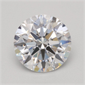 Lab Grown Diamond 1.13 Carats, Round with Ideal Cut, E Color, VVS1 Clarity and Certified by IGI
