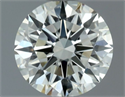 Natural Diamond 0.90 Carats, Round with Excellent Cut, K Color, VS1 Clarity and Certified by IGI