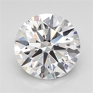 Picture of Lab Grown Diamond 3.04 Carats, Round with Ideal Cut, E Color, VVS2 Clarity and Certified by IGI