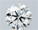 Natural Diamond 0.90 Carats, Round with Very Good Cut, J Color, VVS2 Clarity and Certified by GIA
