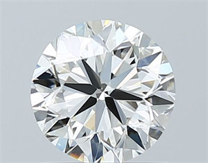 Picture of Natural Diamond 0.90 Carats, Round with Very Good Cut, J Color, VVS2 Clarity and Certified by GIA