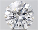 Del inventario de diamantes de laboratorio, 4.52 quilates, Redondo , Color E, claridad VVS2 y certificado IGI