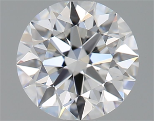 Picture of Natural Diamond 0.71 Carats, Round with Excellent Cut, E Color, VVS2 Clarity and Certified by GIA