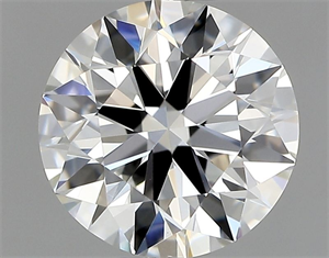 Picture of Natural Diamond 0.90 Carats, Round with Excellent Cut, H Color, VVS1 Clarity and Certified by GIA