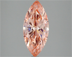 Picture of Lab Grown Diamond 2.03 Carats, Marquise with  Cut, Fancy Vivid Pink Color, VS1 Clarity and Certified by IGI