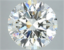 Natural Diamond 5.20 Carats, Round with Excellent Cut, H Color, VS2 Clarity and Certified by GIA
