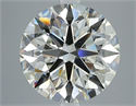 Natural Diamond 4.31 Carats, Round with Excellent Cut, I Color, VS1 Clarity and Certified by GIA