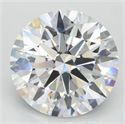Lab Grown Diamond 4.44 Carats, Round with Excellent Cut, D Color, VVS1 Clarity and Certified by GIA