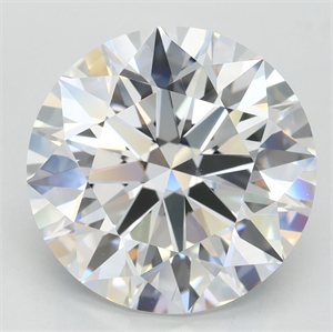 Picture of Lab Grown Diamond 4.44 Carats, Round with Excellent Cut, D Color, VVS1 Clarity and Certified by GIA
