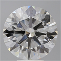 Lab Grown Diamond 6.10 Carats, Round with Ideal Cut, E Color, VS1 Clarity and Certified by IGI