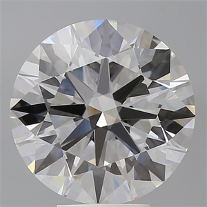 Picture of Lab Grown Diamond 6.10 Carats, Round with Ideal Cut, E Color, VS1 Clarity and Certified by IGI