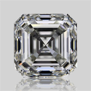 Picture of Natural Diamond 2.01 Carats, Asscher with  Cut, J Color, VVS2 Clarity and Certified by GIA