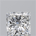 Diamante Natural 0.71 quilates, Princesa , Color F, claridad VS1 y certificado GIA