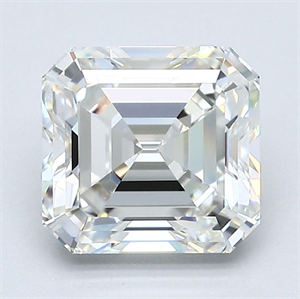 Foto Diamante Natural 2.20 quilates, Asscher , Color I, claridad VVS1 y certificado GIA de
