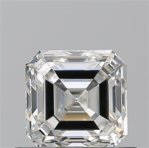 Foto Diamante Natural 0.71 quilates, Asscher , Color I, claridad VS1 y certificado GIA de