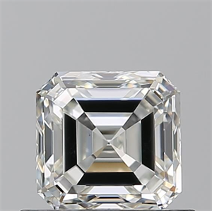 Picture of Natural Diamond 0.71 Carats, Asscher with  Cut, I Color, VS1 Clarity and Certified by GIA