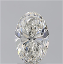 Natural Diamond 2.02 Carats, Oval with  Cut, H Color, VVS1 Clarity and Certified by GIA