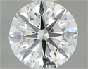 Natural Diamond 0.70 Carats, Round with Very Good Cut, H Color, IF Clarity and Certified by GIA
